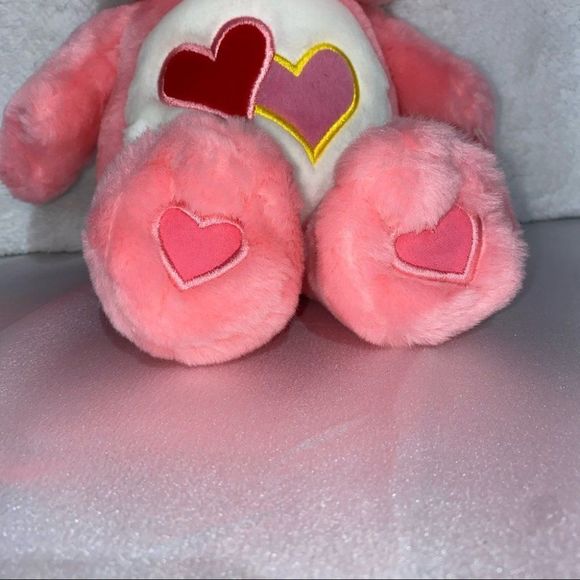 🌺Care Bears 2003 Love A Lot Bear Plush Play Along Pink 13" Sings & Moves WORKS! - Picture 9 of 13
